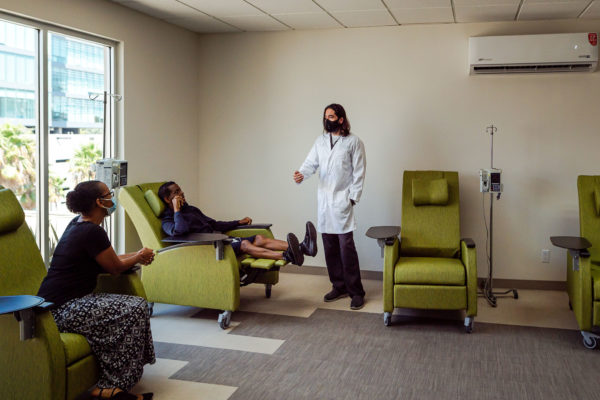 Immunotherapy Institute Staff and patient